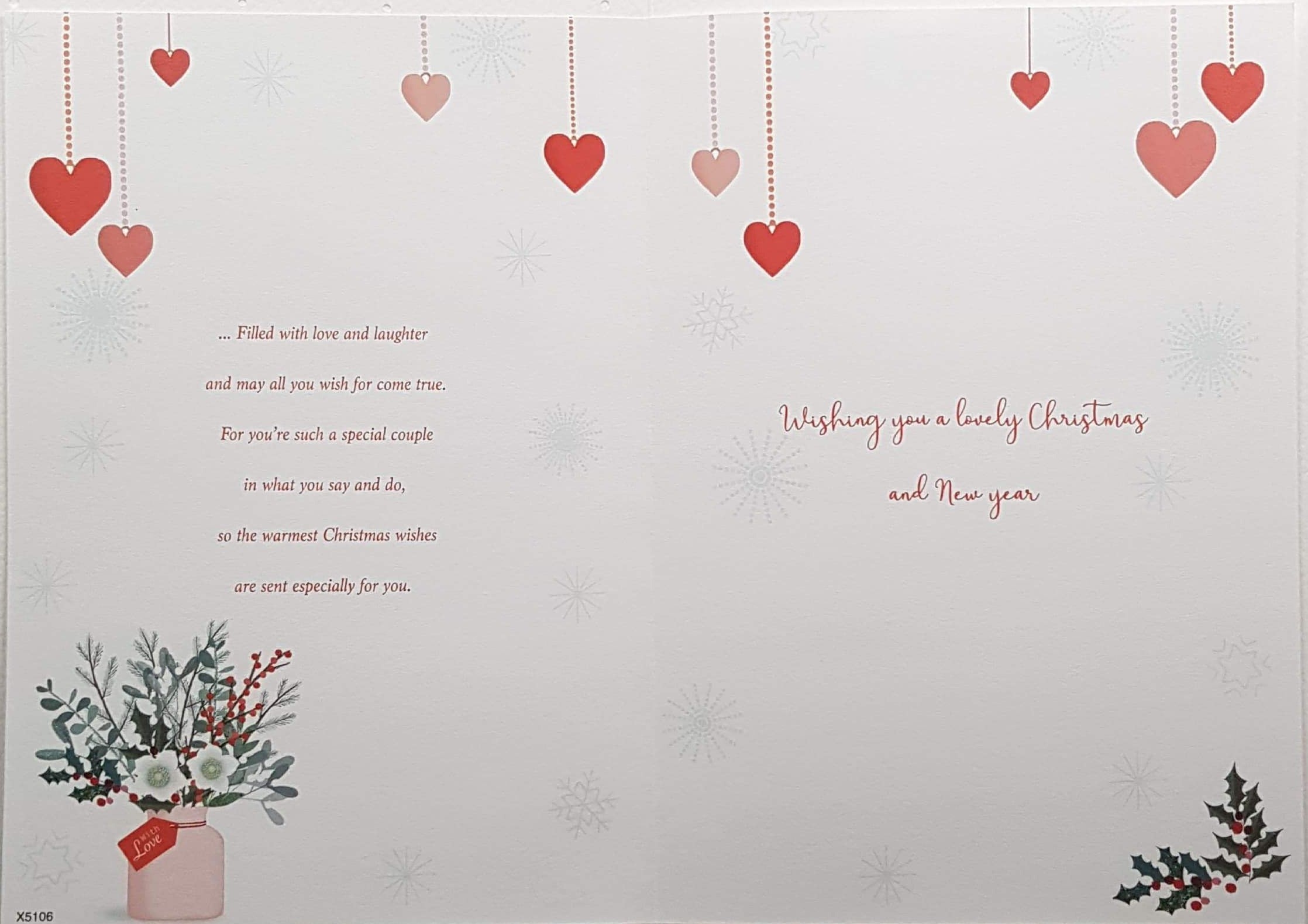 Brother And Girlfriend Christmas Card