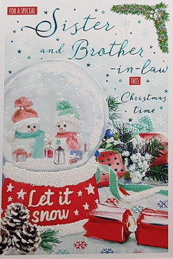 Sister And Brother In Law Christmas Card