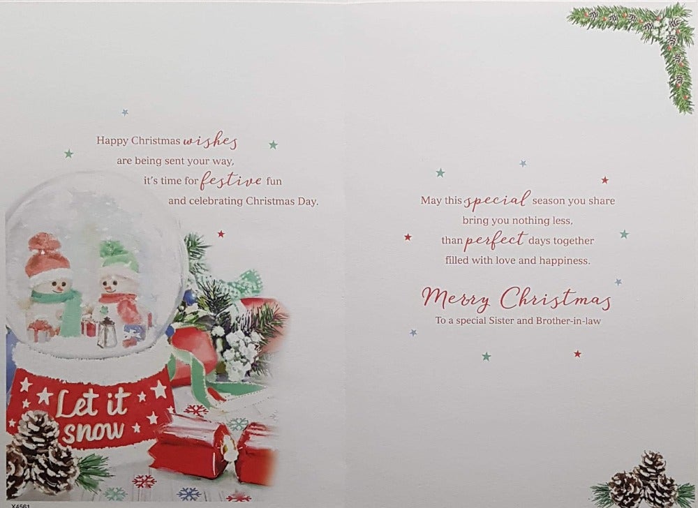 Sister And Brother In Law Christmas Card