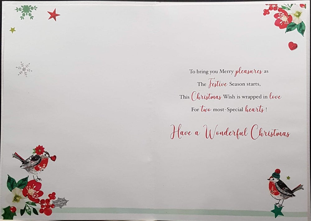 Both Of You Christmas Card 