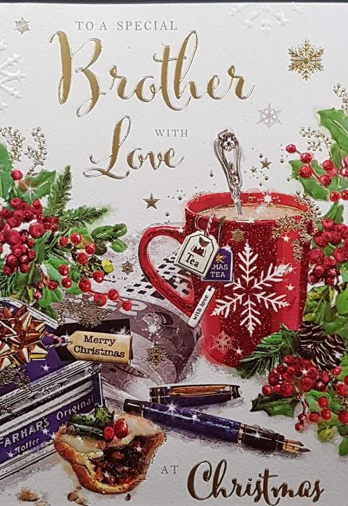 Mam And Dad Christmas Card