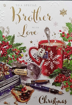 Mam And Dad Christmas Card