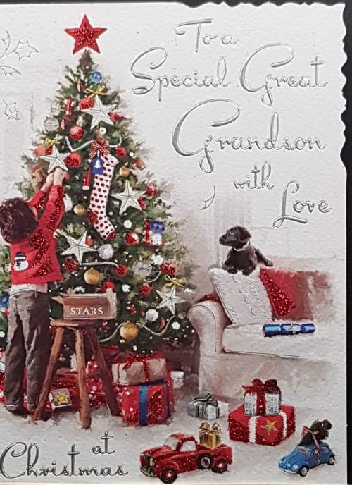 Grandson Christmas Card