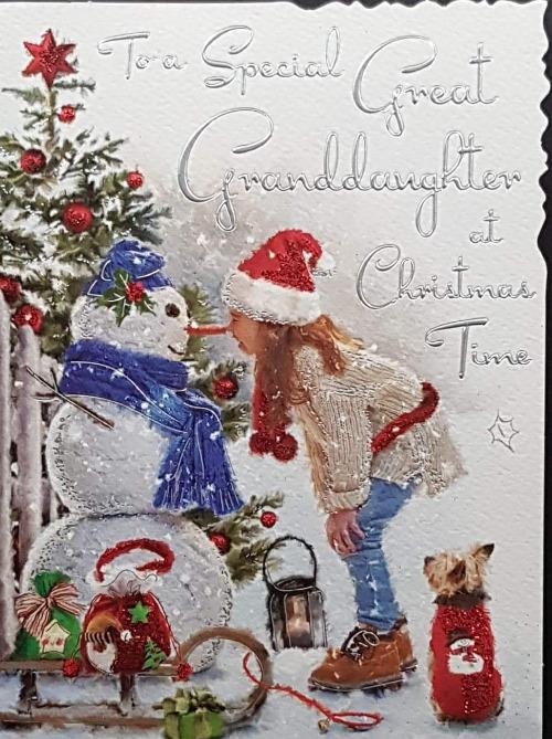 Granddaughter Christmas Card