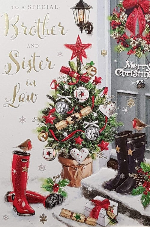 Brother And Sister In Law Christmas Card