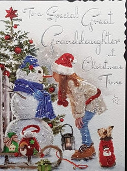 Granddaughter Christmas Card