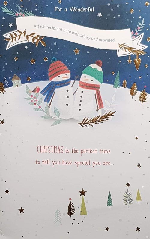 Grandson Personalised Christmas Card