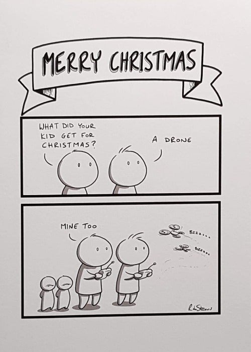Humour Christmas Card