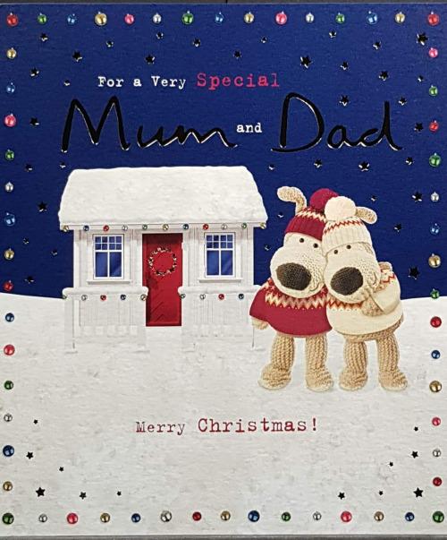 Mum And Dad Christmas Card