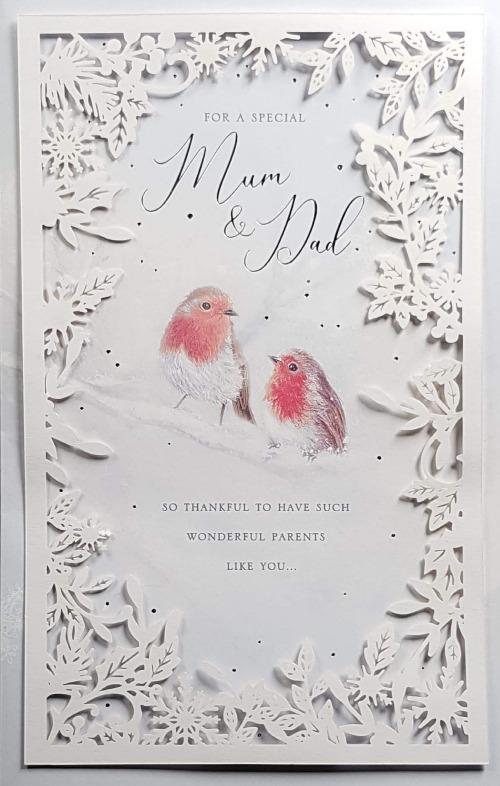Mum And Dad Christmas Card