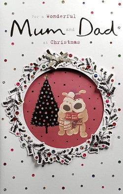 Mum And Dad Christmas Card