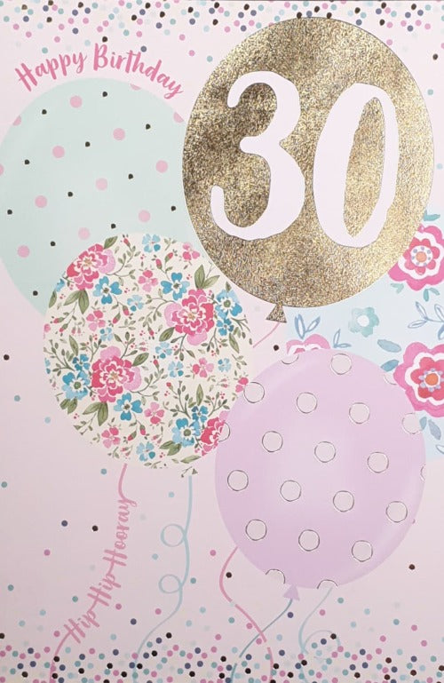 Age 30 Birthday Card