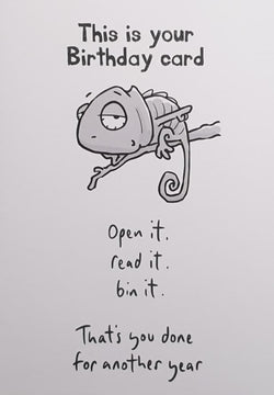 Humour Birthday Card