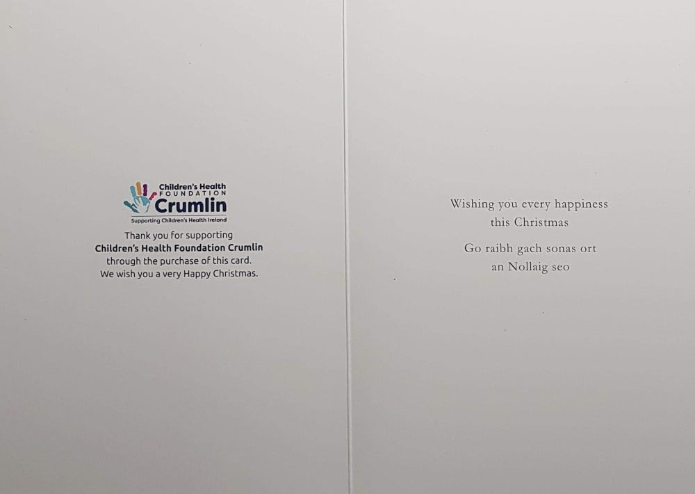 Charity Christmas Card (In Irish & English) - Cello / Children's Health Foundation & Children And The Snowman