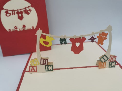 New Baby Pop Up Card