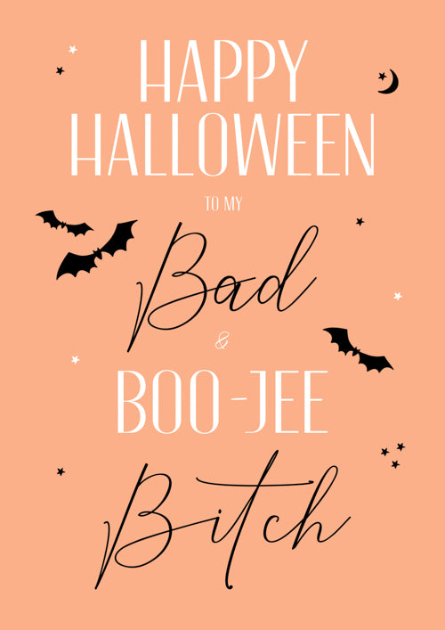 Funny Halloween Card Personalisation
