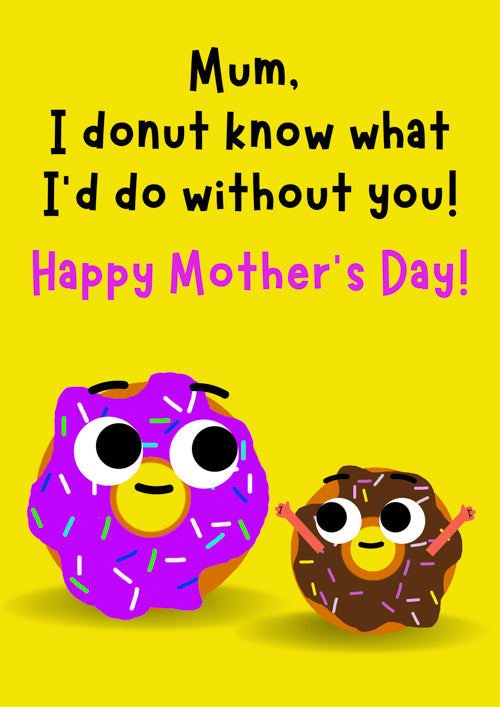 Funny Mum Mothers Day Card Personalisation