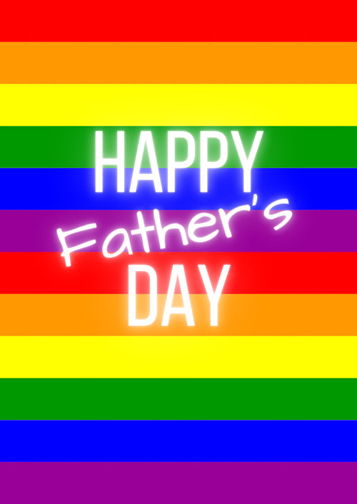 LGBTQ+ Fathers Day Card Personalisation