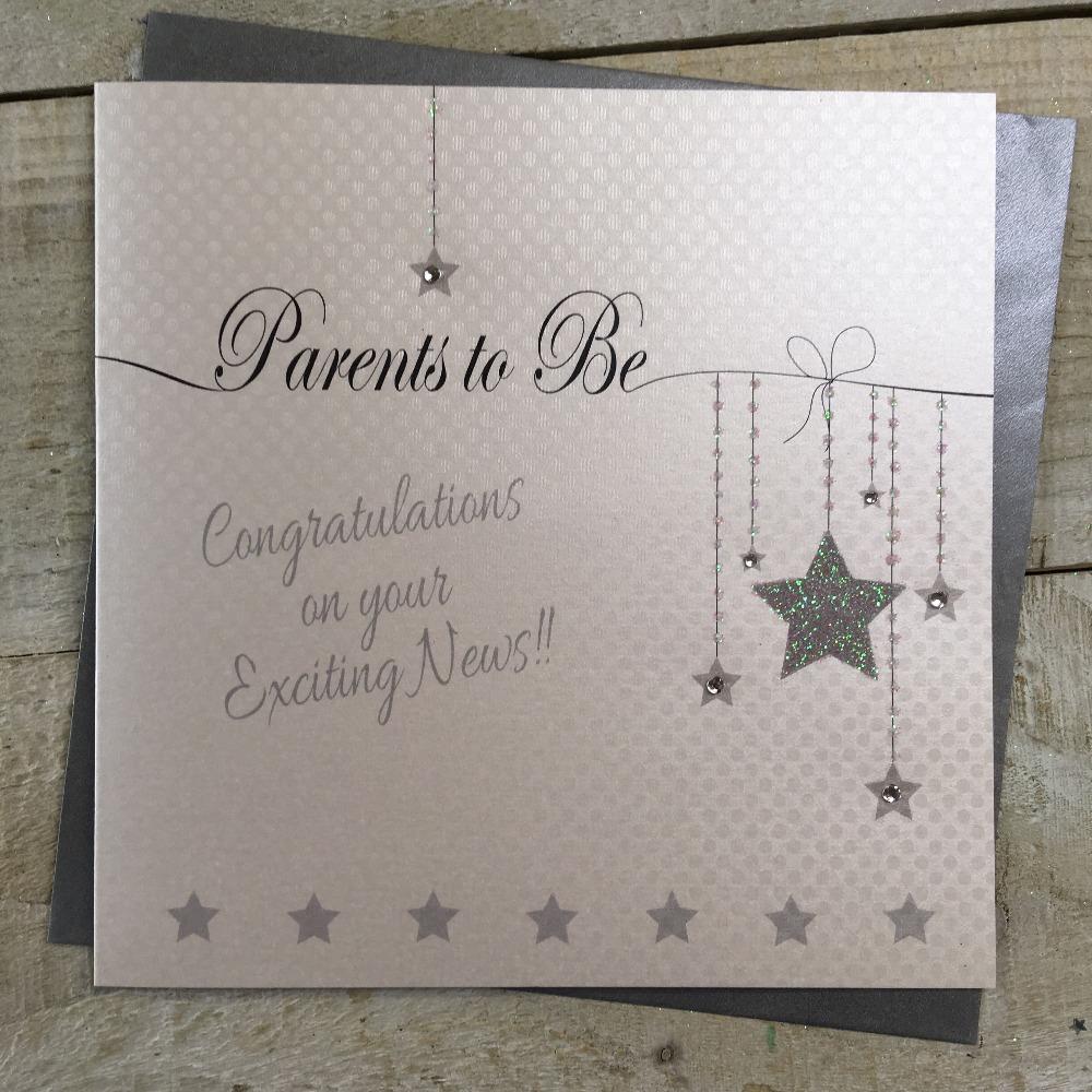 New Baby Card - Parents To Be / Congratulations On Your Exiting News
