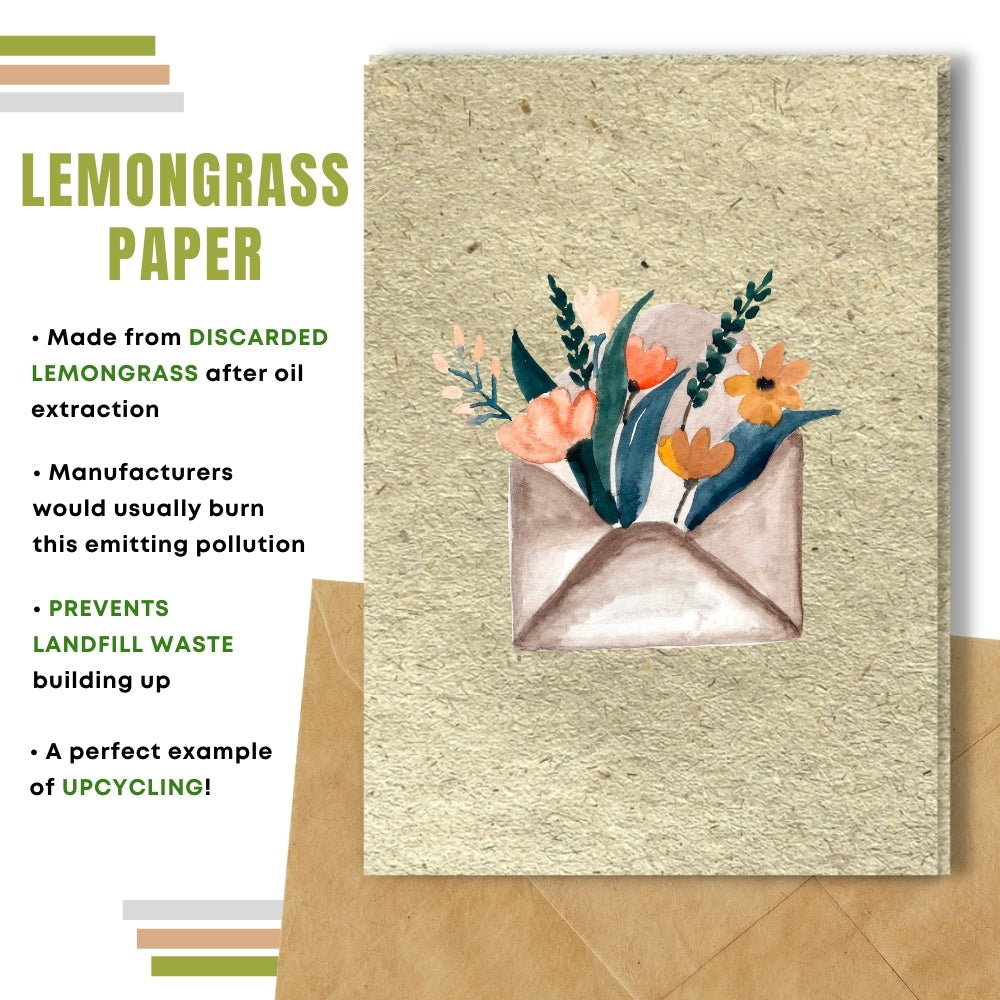 General Blank Card - Flowery Mail