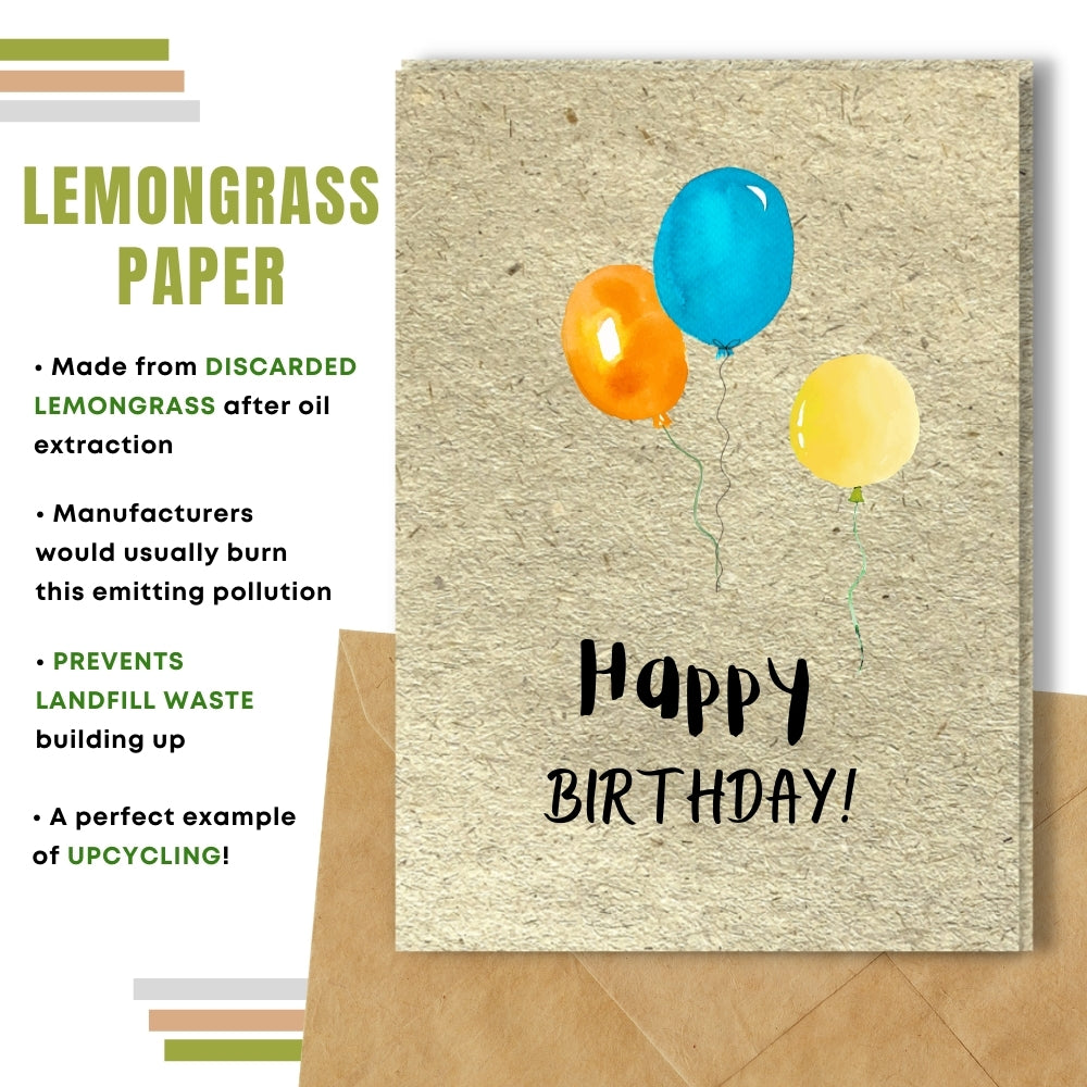 General Birthday Card - Balloons