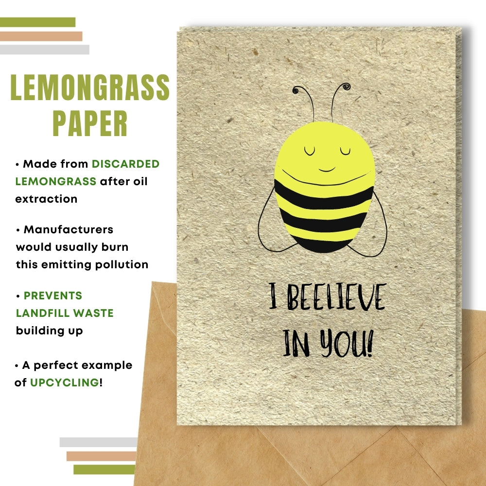 General Good Luck Card - I Beelieve In You