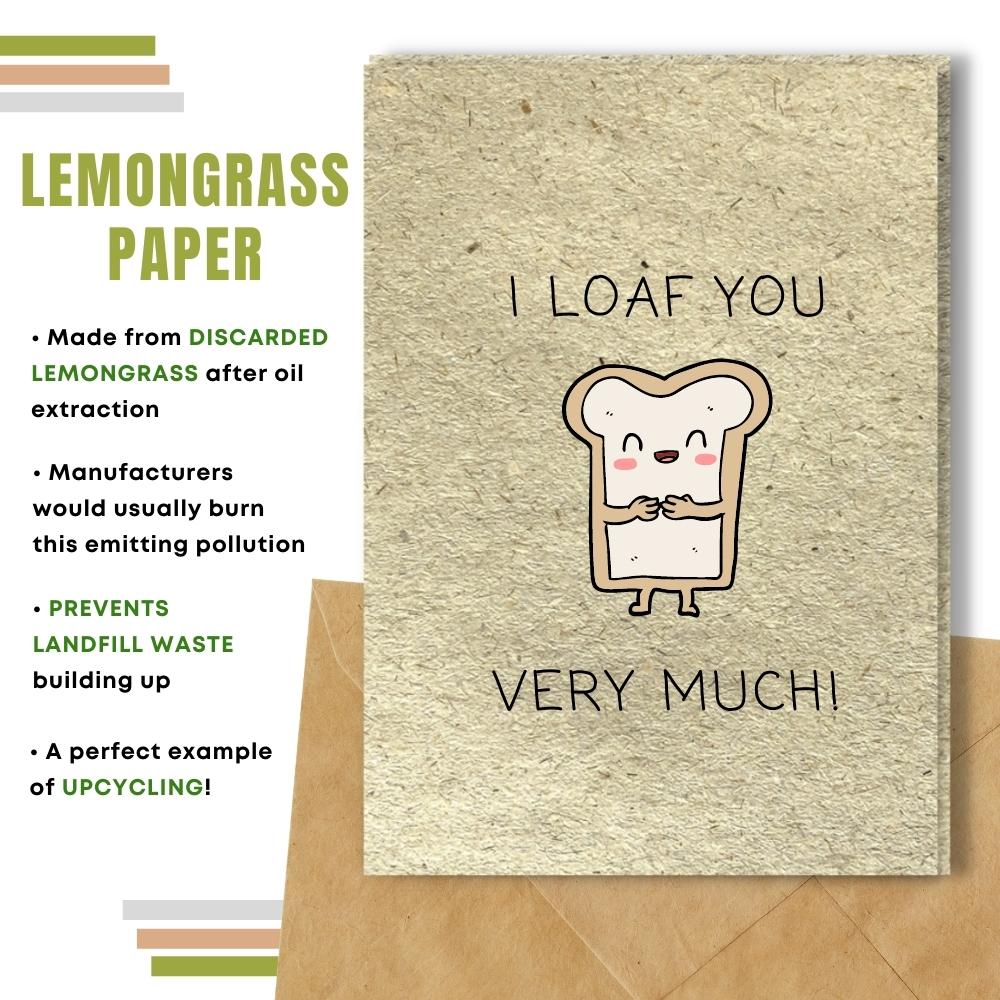 Funny One I Love Card  - I Loaf You