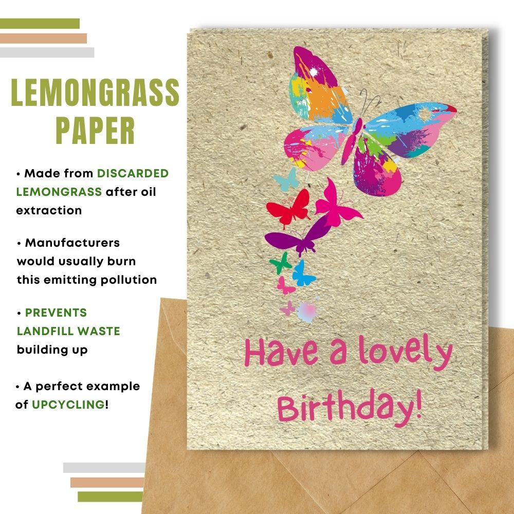 General Birthday Card - Birthday Butterflies