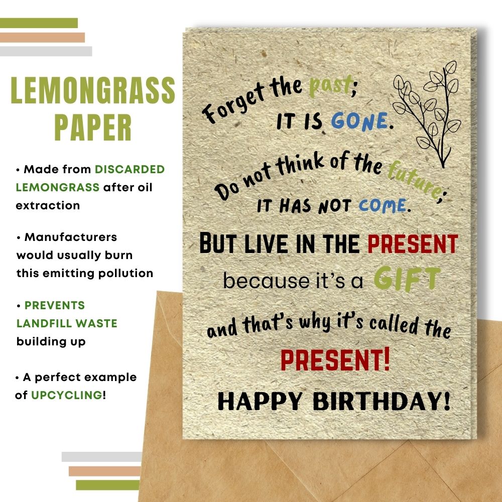 General Birthday Card - Past, Future, Present