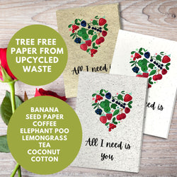 Cutie One I Love Card - All I Need Is You