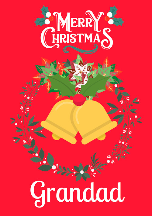 Grandad Christmas Card Personalisation