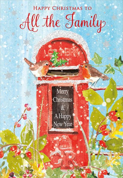 All The Family Christmas Card