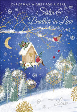 Sister And Brother In Law Christmas Card