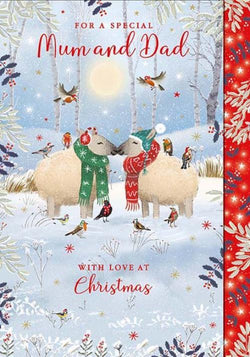 Mum And Dad Christmas Card