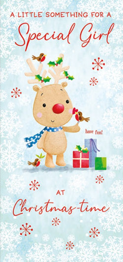 Special Girl Christmas Card