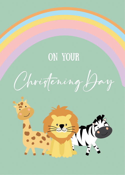 Christening Kids Card Personalisation