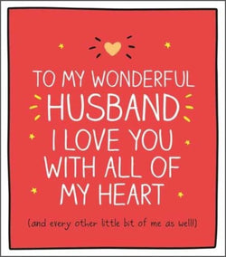 Husband Valentines Day Card