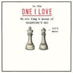 One I Love Valentines Day Card
