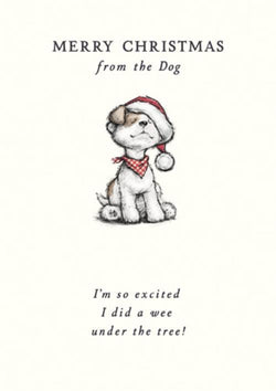 Pet Christmas Card - Dog /
