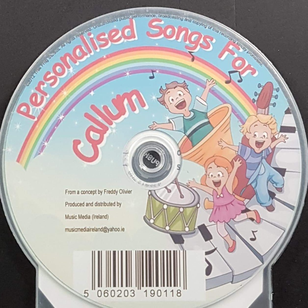 CD - Personalised Children's Songs / Callum