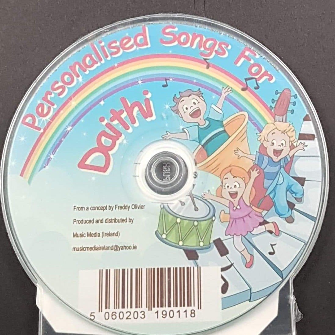 CD - Personalised Children's Songs / Daithí
