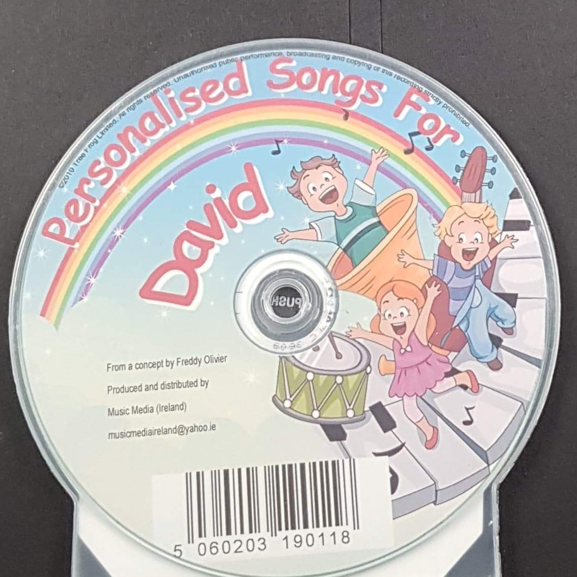 CD - Personalised Children's Songs / David