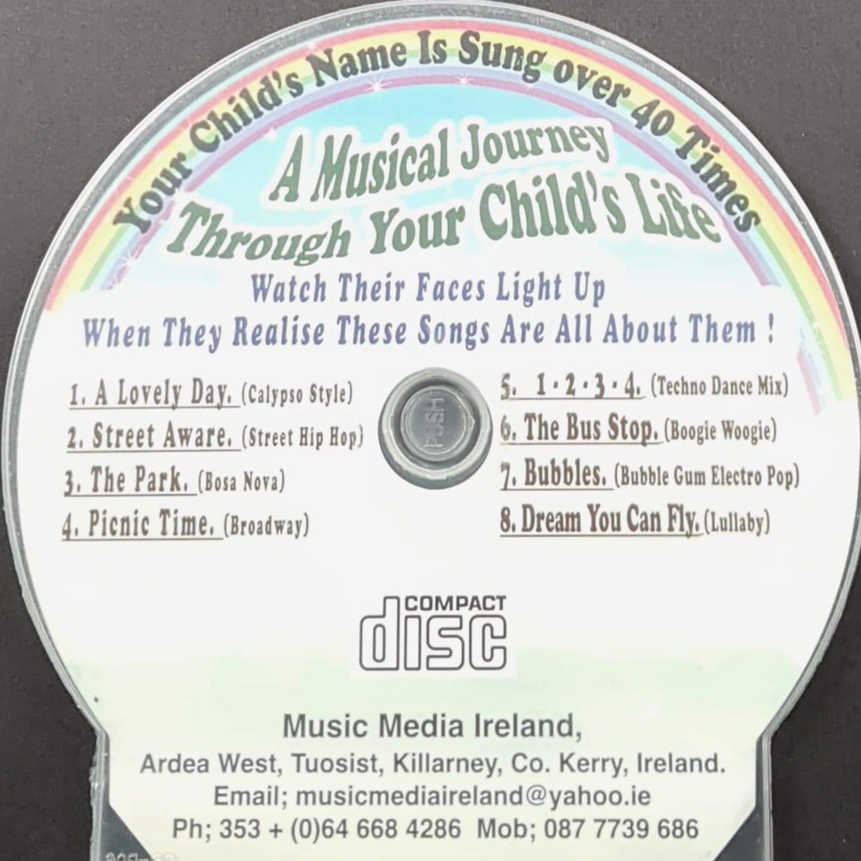 CD - Personalised Children's Songs / Clodagh
