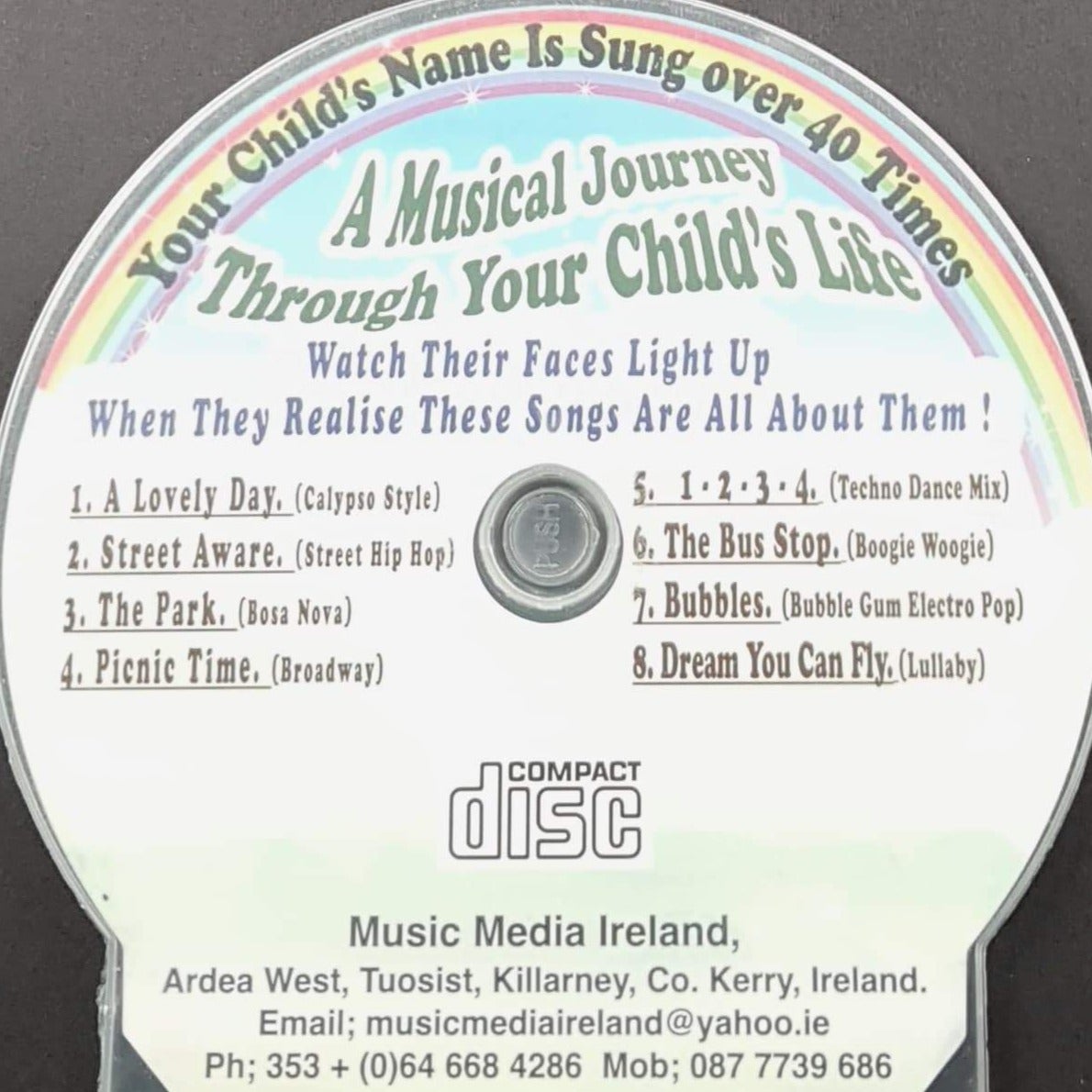 CD - Personalised Children's Songs / Emily