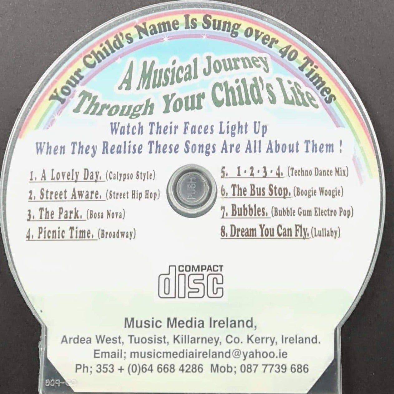 CD - Personalised Children's Songs / Eve