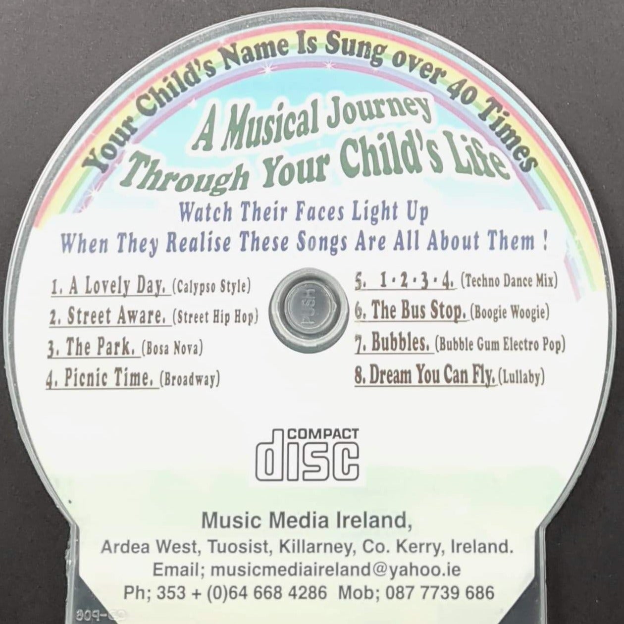 CD - Personalised Children's Songs / Harry