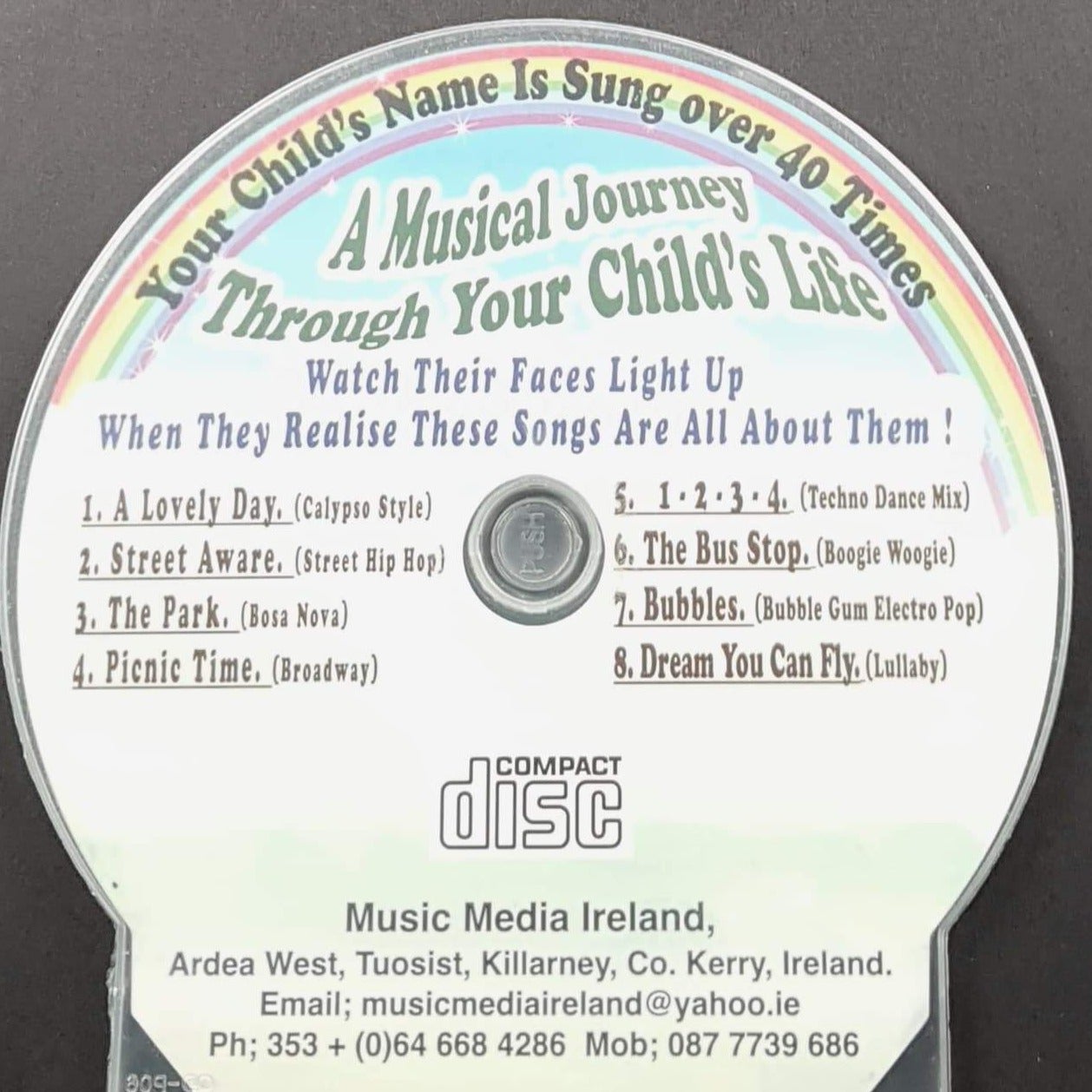 CD - Personalised Children's Songs / Elizabeth