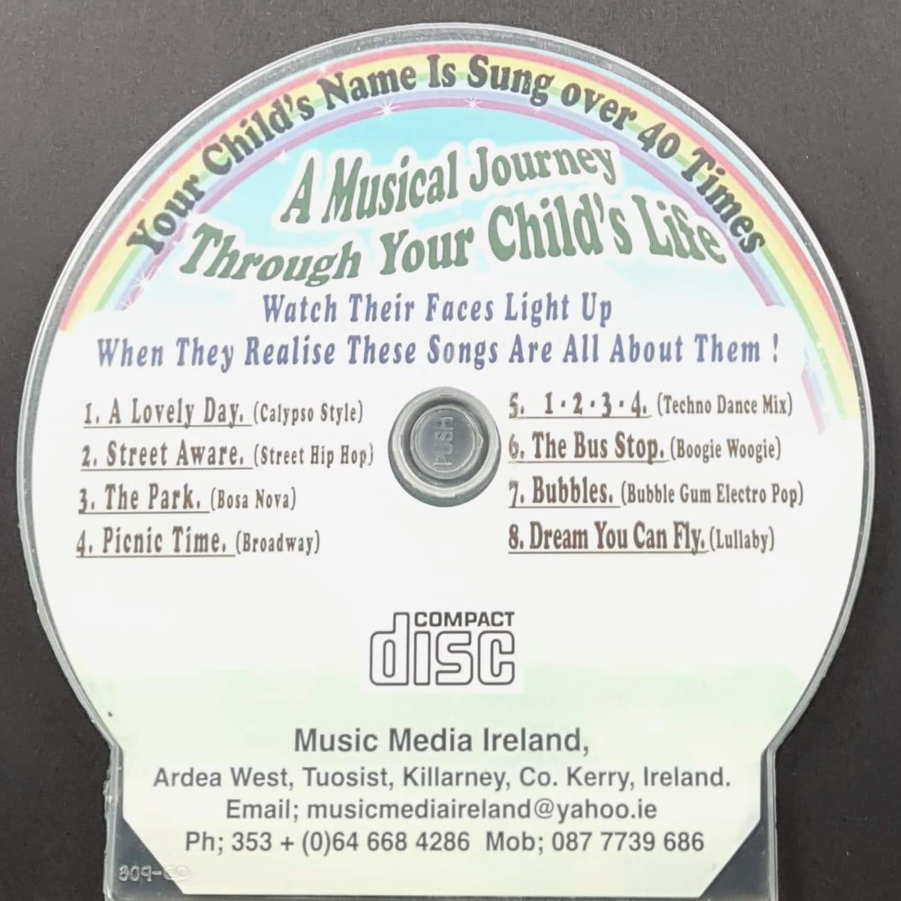 CD - Personalised Children's Songs / Faye
