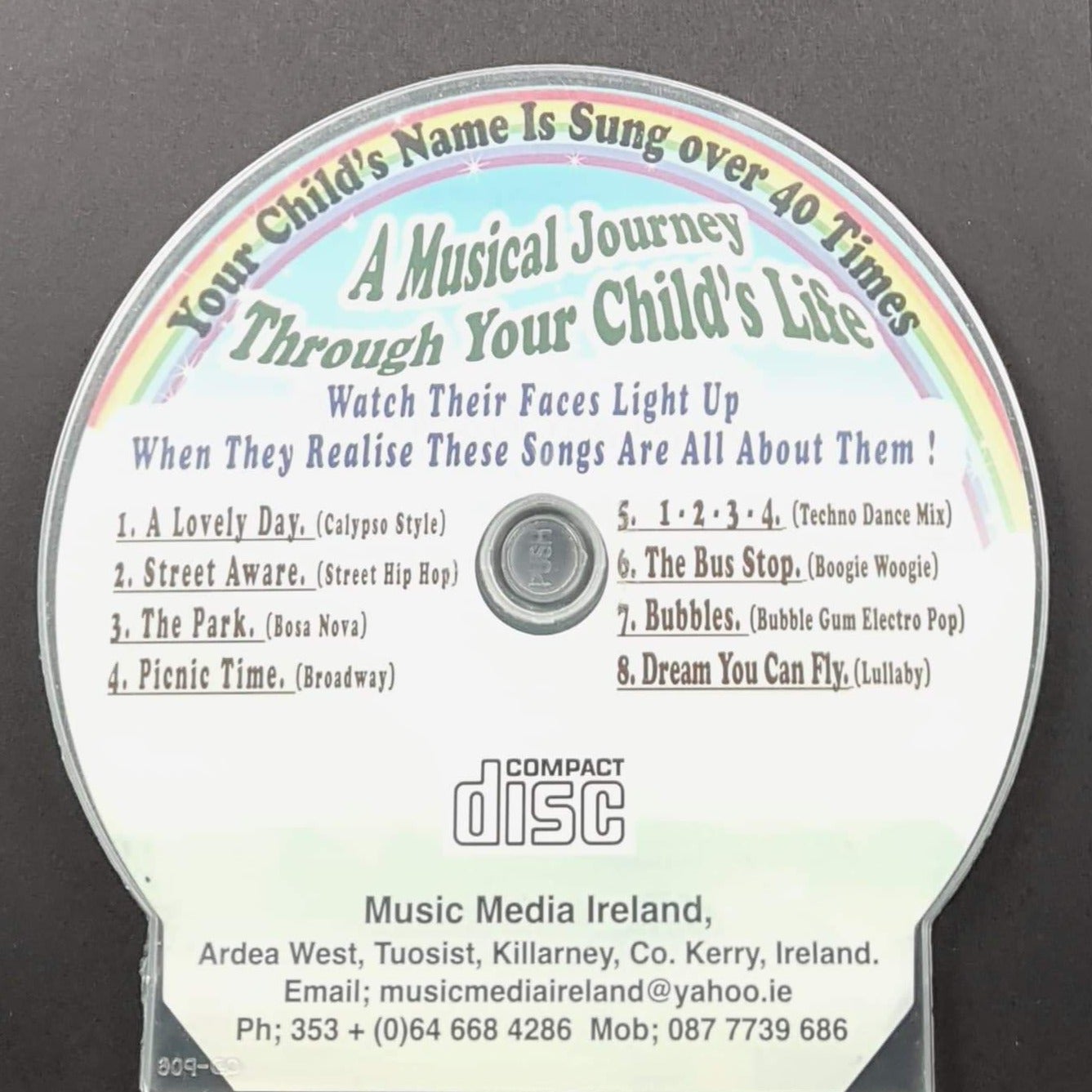 CD - Personalised Children's Songs / Daniel