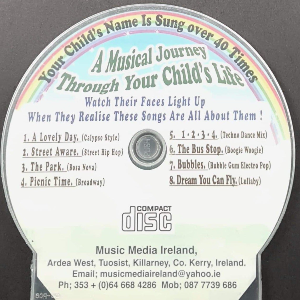 CD - Personalised Children's Songs / Eoghan